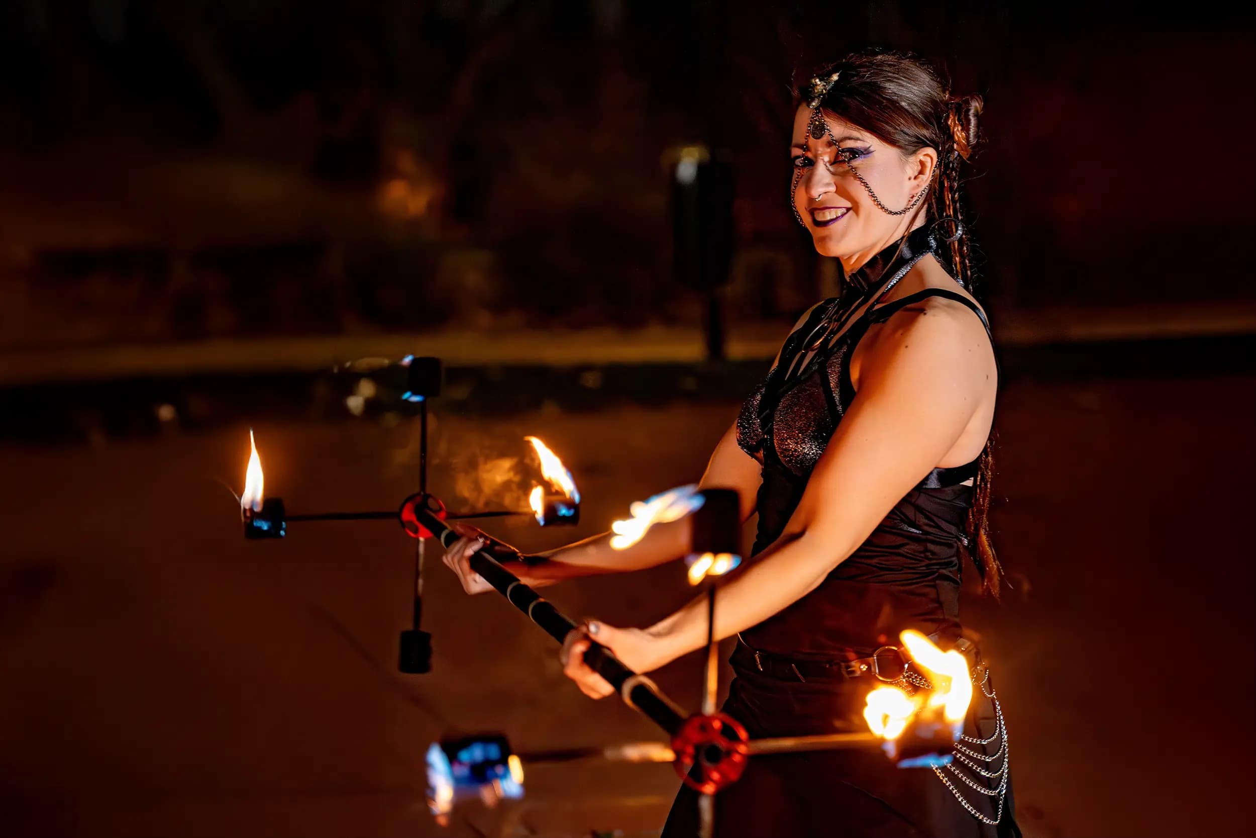 dancer performing night show